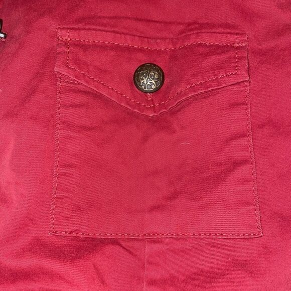 Sanctuary Military Style Jacket color: sundried tomato - Picture 7 of 8